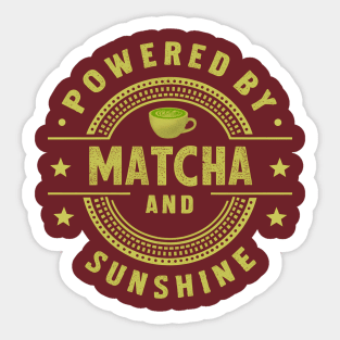 Matcha Sticker